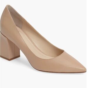 Marc Fisher Nude Zala Leather pumps. Size 9.5